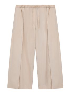 LOEWE Women's LOEWE x Paula's Ibiza Creased Cotton-Blend Crop Trousers