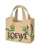 LOEWE Women's LOEWE x Paula's Ibiza Font Small Logo Raffia Tote Bag - 4