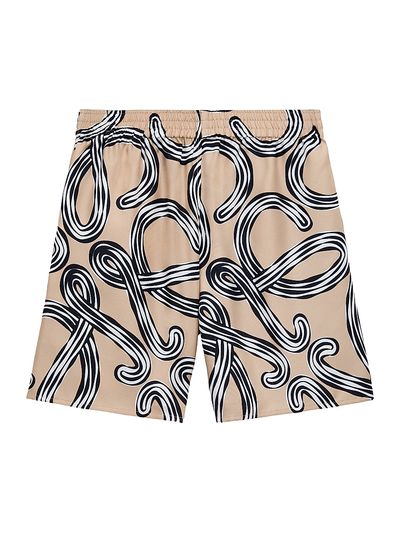 LOEWE Women's LOEWE x Paula's Ibiza Printed Silk Shorts