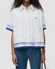 LOEWE Women's Mixed Stripe Cotton-Blend Shirt - 3