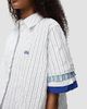 LOEWE Women's Mixed Stripe Cotton-Blend Shirt - 5