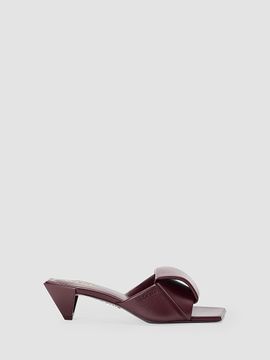 LOEWE Women's Origami 45MM Leather Mules