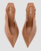 LOEWE Women's Origami Cubic 45MM Leather Slingback Pumps - 3