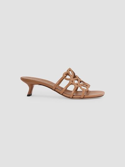 LOEWE Women's Petal 45MM Anagram Slide Sandals