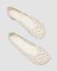 LOEWE Women's Petal Anagram Leather Ballet Flats - 3