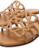 LOEWE Women's Petal Anagram Leather Slides - 4