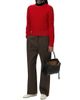 LOEWE Women's Pleated Striped Wool-Blend Wide-Leg Trousers - 2