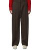 LOEWE Women's Pleated Striped Wool-Blend Wide-Leg Trousers - 3