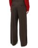 LOEWE Women's Pleated Striped Wool-Blend Wide-Leg Trousers - 4