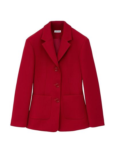 LOEWE Women's Ponte Single-Breasted Blazer