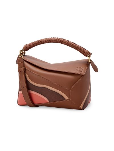 LOEWE Women's Puzzle Edge Landscape Leather Top Handle Bag