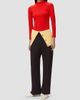 LOEWE Women's Removable-Flap-Waist Wool-Blend Trousers - 2