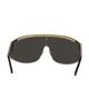 LOEWE Women's Signature Mirrored Wrap Sunglasses - 5