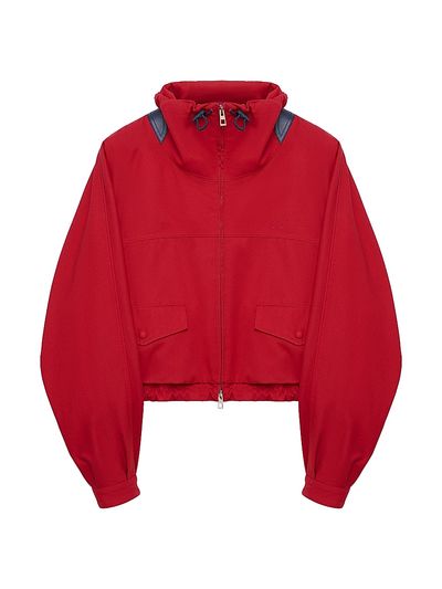 LOEWE Women's Stand Collar Double Hem Parka