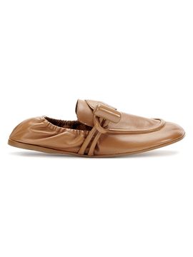 LOEWE Women's Toggle Leather Loafers