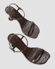 LOEWE Women's Toy 90MM Croc-Embossed Sandals - 3