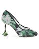 LOEWE Women's Toy Pump 90MM Sequined Floral Pumps - 1