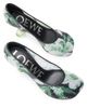 LOEWE Women's Toy Pump 90MM Sequined Floral Pumps - 3