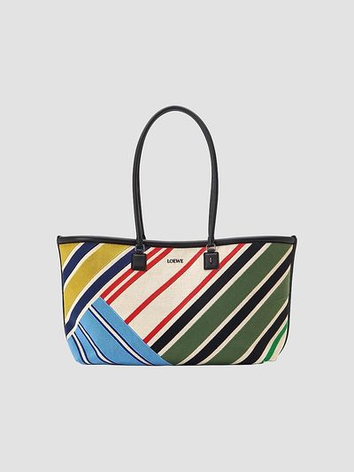 LOEWE Women's Verano Embroidered Canvas Tote