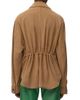 LOEWE Women's Workwear High-Low Suede Jacket - 4