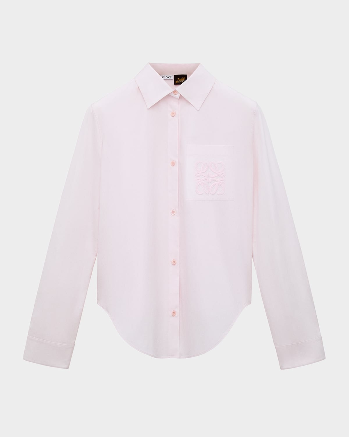 Loewe x Paula & apos;s Ibiza Anagram-Pocket Button-Down Shirt