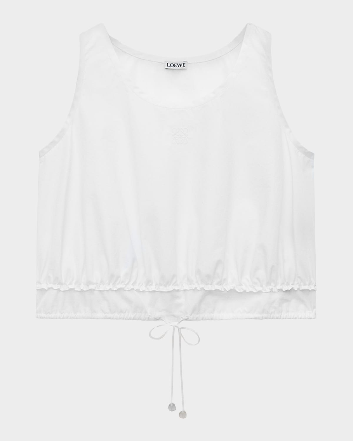 Loewe x Paula & apos;s Ibiza Cropped Drawstring Top