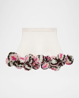 Loewe x Paula & apos;s Ibiza Pom-Pom Boucle Mini Skirt