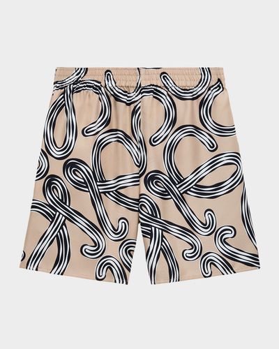 Loewe x Paula & apos;s Ibiza Relaxed Silk Shorts