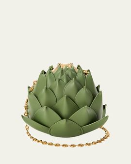 Loewe x Paula's Ibiza Leather Artichoke Clutch Bag