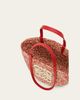 Loewe x Paula's Ibiza Medium Eclipse Basket Bag in Melange Raffia and Calfskin - 4