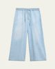 LOEWE x Paula's Ibiza Men's Denim Cropped Wide-Leg Drawstring Pants - 1