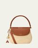 Loewe x Paula's Ibiza Pescador Medium Raffia & Leather Top-Handle Bag - 1