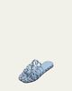 LOEWE x Paula's Ibiza Petal Anagram Crochet Flat Slide Sandals - 2