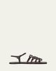 LOEWE x Paula's Ibiza Petal Anagram Leather Ankle-Strap Sandals - 1