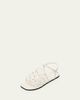 LOEWE x Paula's Ibiza Petal Anagram Leather Ankle-Strap Sandals - 2
