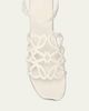 LOEWE x Paula's Ibiza Petal Anagram Leather Ankle-Strap Sandals - 3