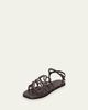 LOEWE x Paula's Ibiza Petal Anagram Leather Ankle-Strap Sandals - 4