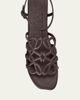 LOEWE x Paula's Ibiza Petal Anagram Leather Ankle-Strap Sandals - 5