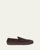 Loewe x Paula's Ibiza Rio Suede & Raffia Loafers - 1