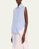 LOEWE x Paula's Ibiza Striped Cotton-Blend Sleeveless Top - 4