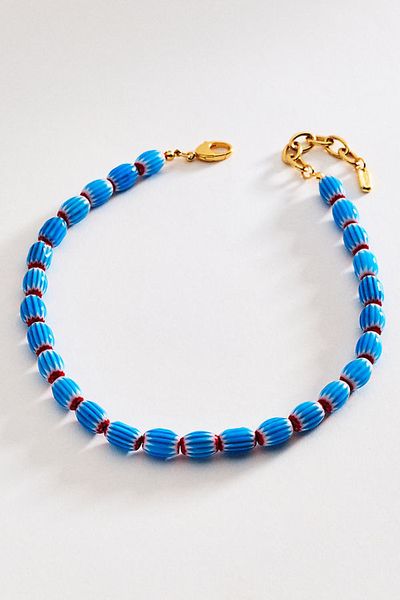Logan Tay Chevron Beaded Necklace