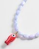 Logan Tay Logan Tay Baby Blue Beaded Fish Necklace Blue One - 4