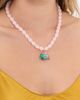 Logan Tay Logan Tay Beaded Carnival Fish Necklace Pink One - 3