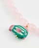 Logan Tay Logan Tay Beaded Carnival Fish Necklace Pink One - 4