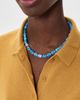 Logan Tay Logan Tay Blue Cheveron Beaded Necklace Blue One - 3