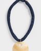 Logan Tay Logan Tay Blue Cord Shell Necklace Blue One - 2