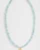 Logan Tay Logan Tay Bluer Beaded Gold Flower Necklace Blue One - 2