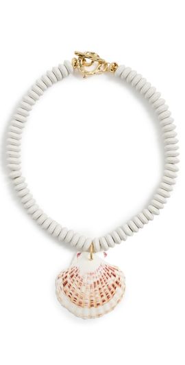 Logan Tay Logan Tay Carolina White Shell Necklace White One