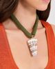 Logan Tay Logan Tay Cone Shell Necklace Green One - 3