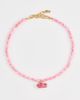 Logan Tay Logan Tay Cotton Candy Beaded Fish Necklace Pink One - 2